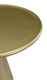 NOIR Hiro Short Side Table Metal with Brass Finish