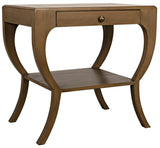 NOIR Maude Side Table Saddle Brown
