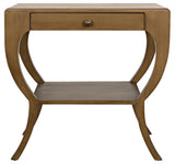 NOIR Maude Side Table Saddle Brown