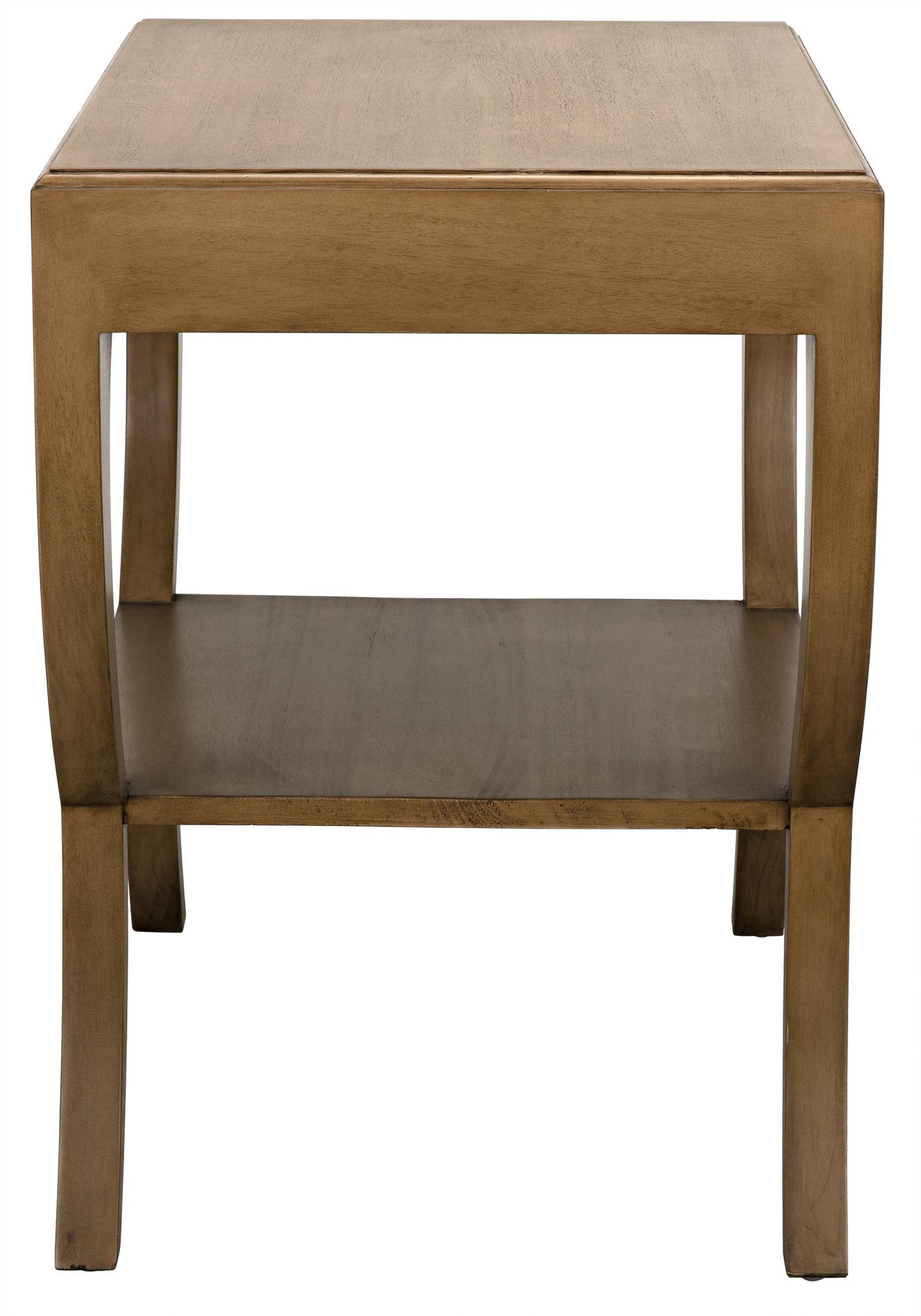 NOIR Maude Side Table Saddle Brown