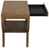 NOIR Maude Side Table Saddle Brown