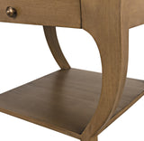 NOIR Maude Side Table Saddle Brown