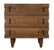 NOIR David 32" Side Table Dark Walnut
