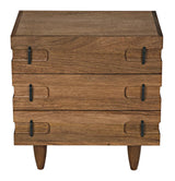 NOIR David 32" Side Table Dark Walnut