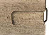 NOIR David 32" Side Table Washed Walnut