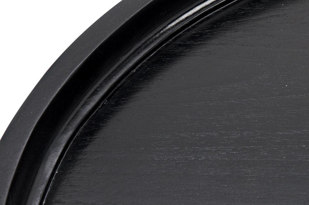 NOIR Gavin Side Table Hand Rubbed Black