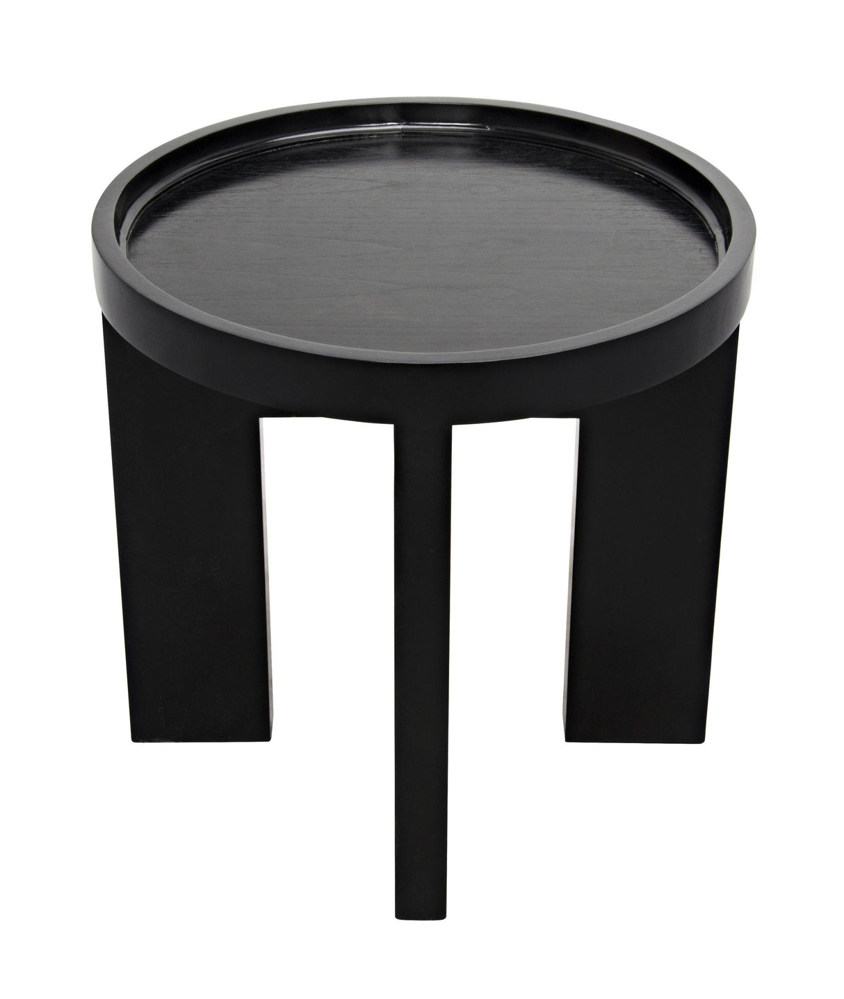 NOIR Gavin Side Table Hand Rubbed Black