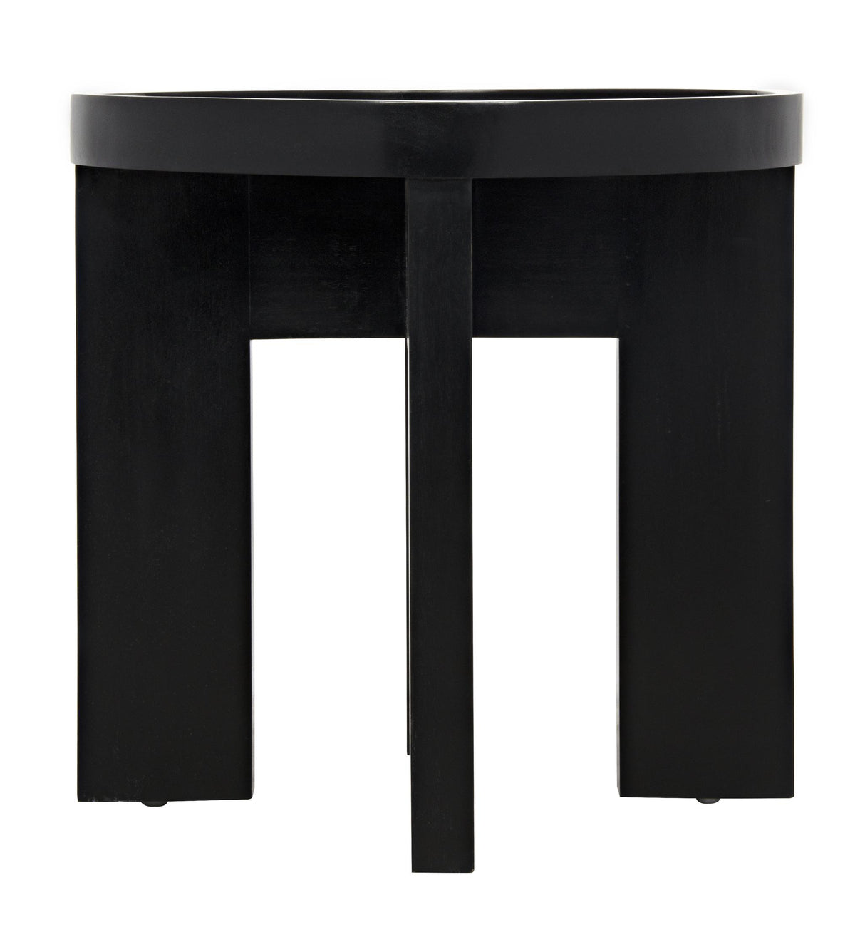 NOIR Gavin Side Table Hand Rubbed Black