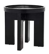 NOIR Gavin Side Table Hand Rubbed Black