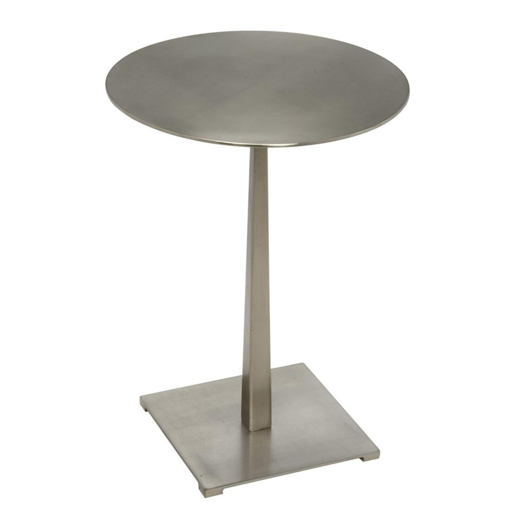 NOIR Stiletto Side Table Metal with Antique Silver