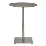 NOIR Stiletto Side Table Metal with Antique Silver