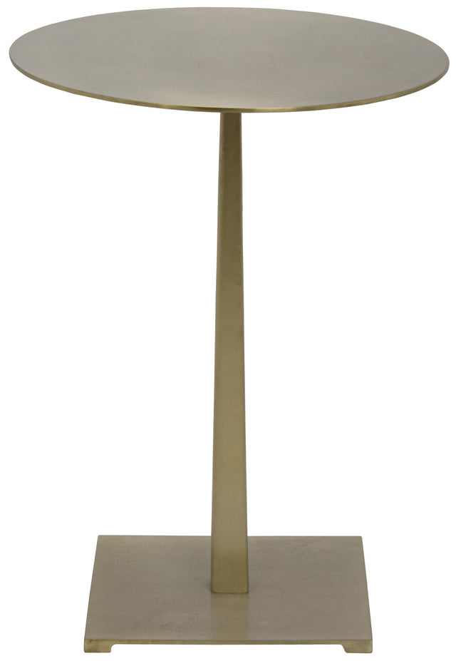 NOIR Stiletto Side Table Metal with Brass Finish