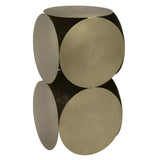 NOIR Lola Side Table Metal with Brass Finish