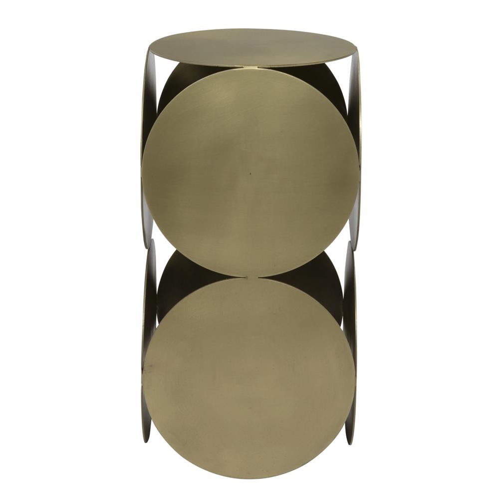 NOIR Lola Side Table Metal with Brass Finish