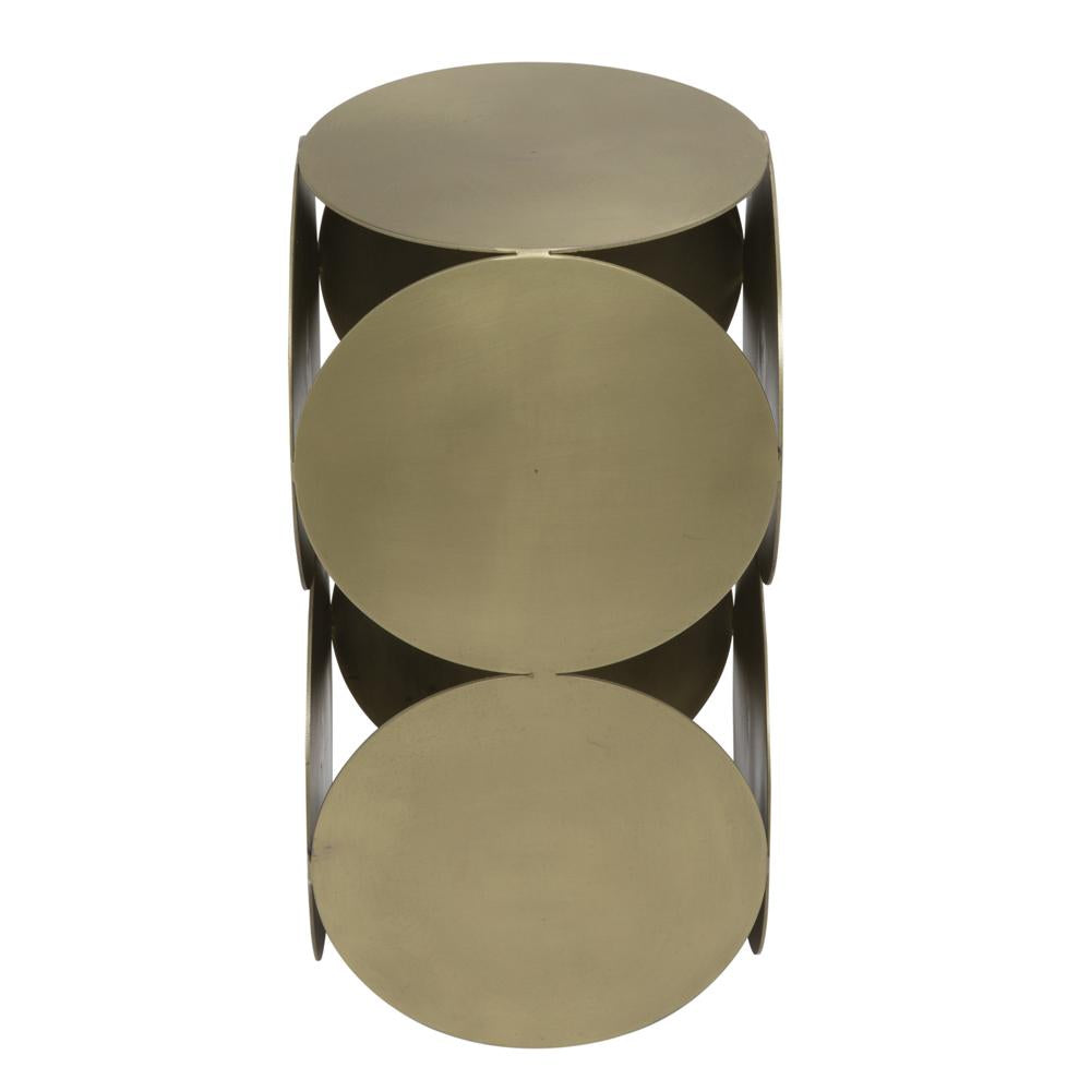 NOIR Lola Side Table Metal with Brass Finish