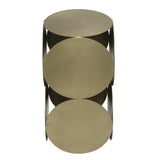 NOIR Lola Side Table Metal with Brass Finish