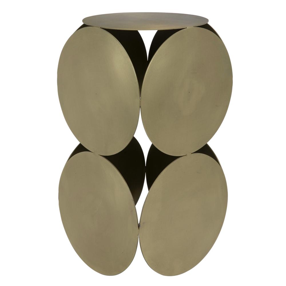 NOIR Lola Side Table Metal with Brass Finish