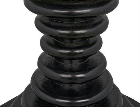 NOIR Scheiben Side Table Hand Rubbed Black