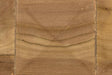 NOIR Ford Small Side Table Gold Teak with Steel Base