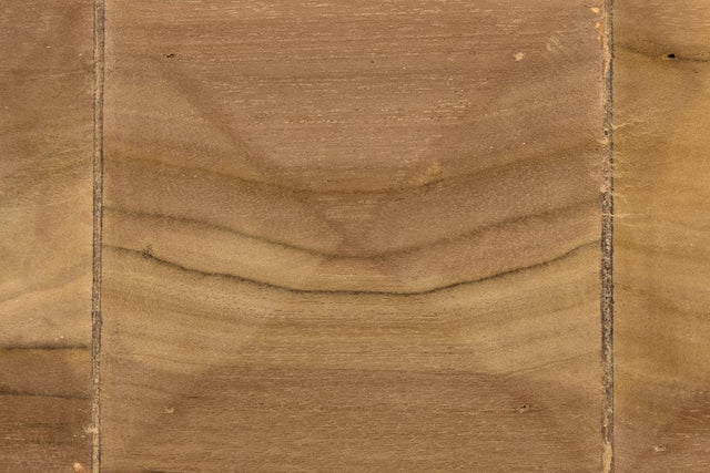 NOIR Ford Small Side Table Gold Teak with Steel Base