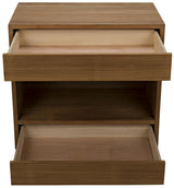 NOIR SL05 Side Table Gold Teak