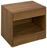 NOIR SL05 Side Table Gold Teak