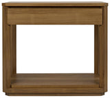 NOIR SL11 Side Table Gold Teak