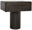 NOIR Langford Side Table Ebony Walnut