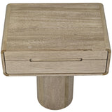 NOIR Langford Side Table Washed Walnut
