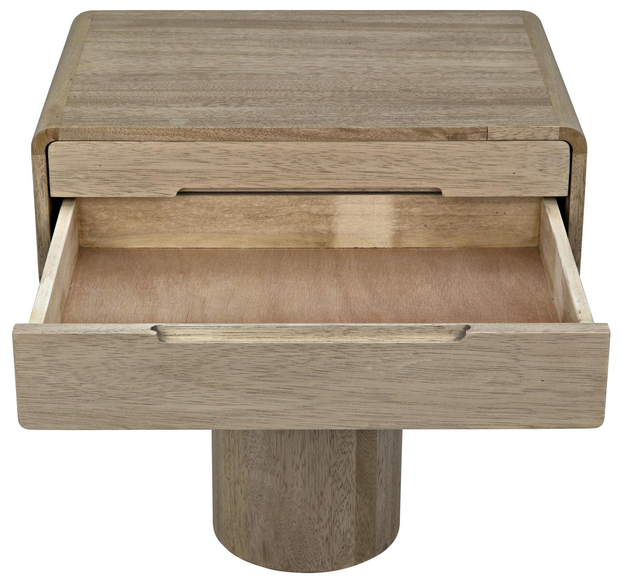 NOIR Langford Side Table Washed Walnut