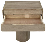 NOIR Langford Side Table Washed Walnut