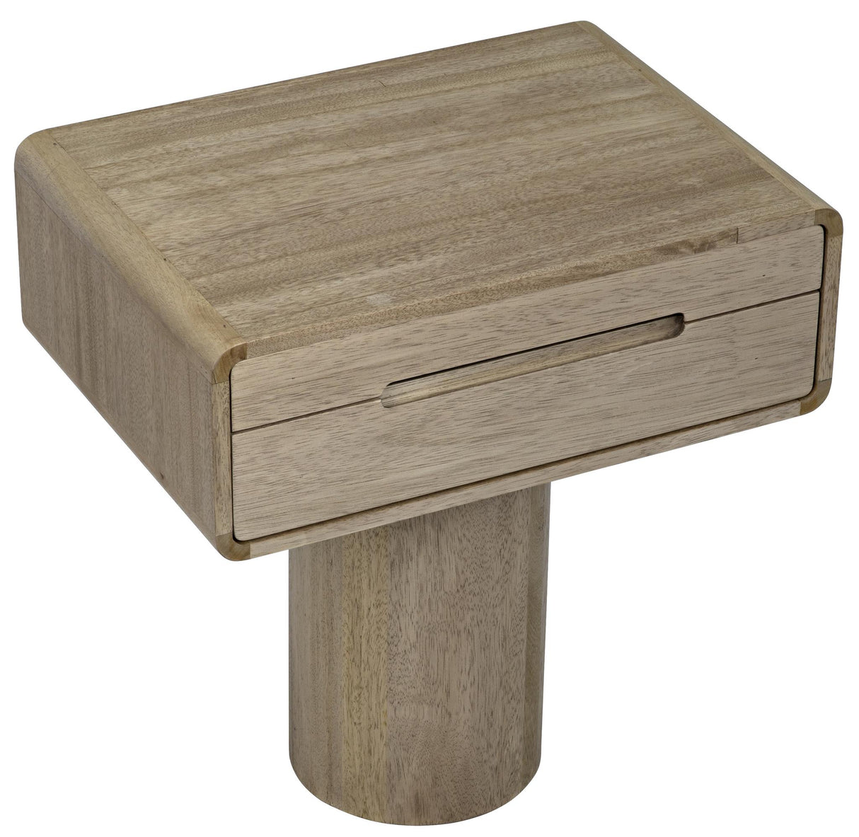 NOIR Langford Side Table Washed Walnut