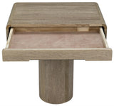 NOIR Langford Side Table Washed Walnut