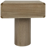 NOIR Langford Side Table Washed Walnut
