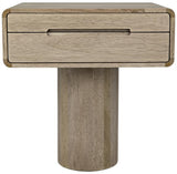 NOIR Langford Side Table Washed Walnut