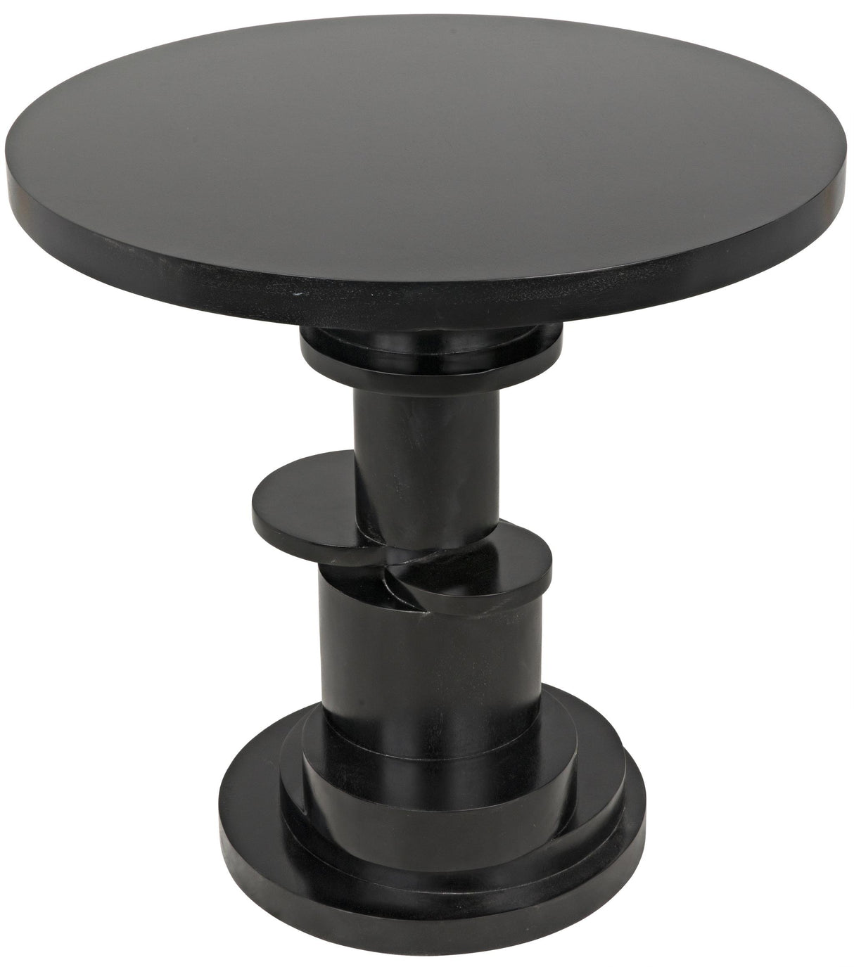 NOIR Hugo Side Table Hand Rubbed Black