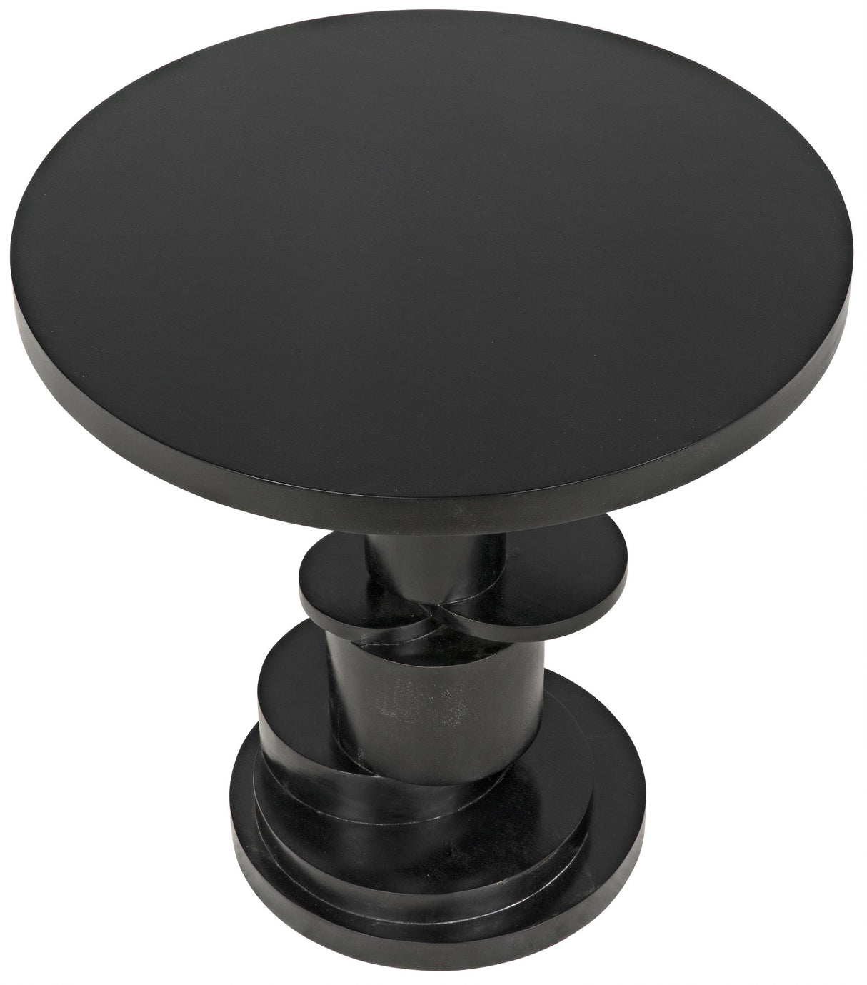 NOIR Hugo Side Table Hand Rubbed Black