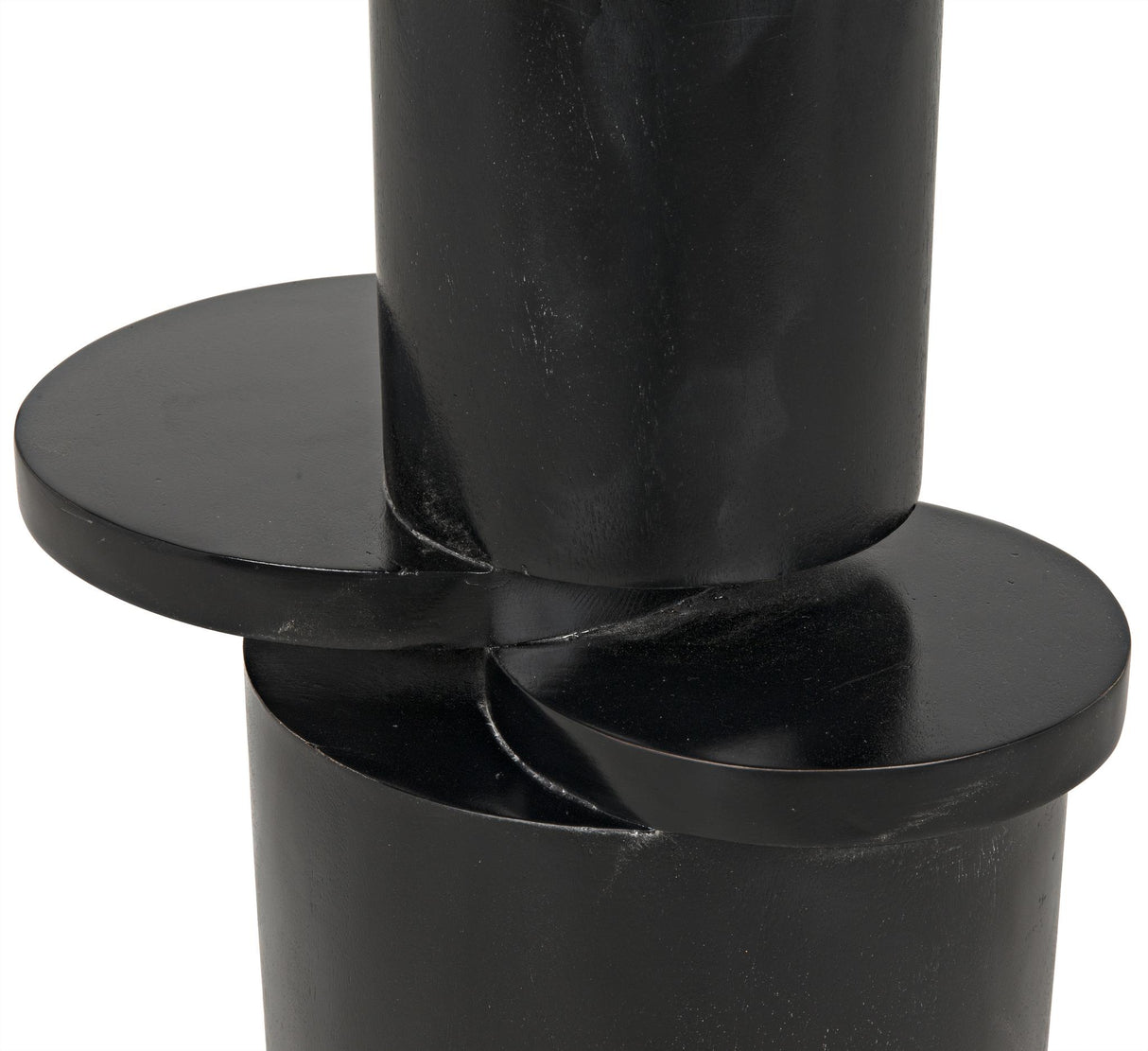 NOIR Hugo Side Table Hand Rubbed Black