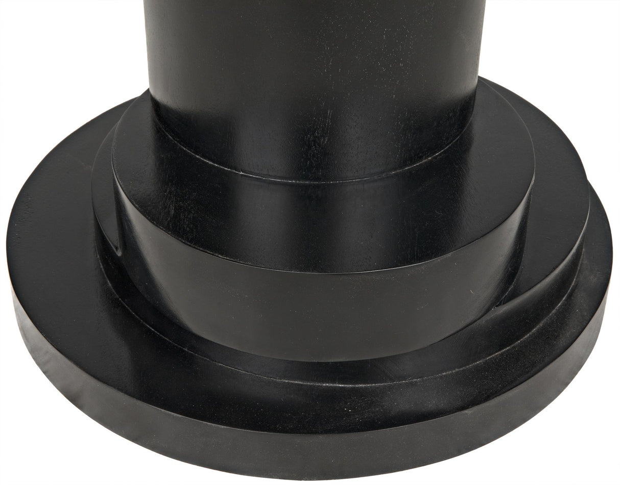 NOIR Hugo Side Table Hand Rubbed Black