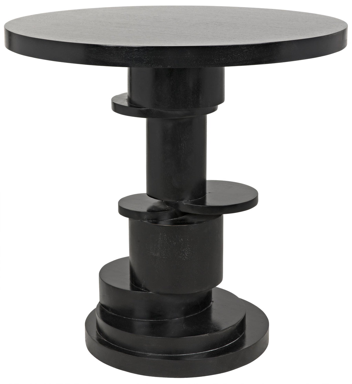 NOIR Hugo Side Table Hand Rubbed Black