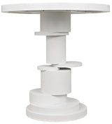 NOIR Hugo Side Table Solid White