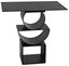 NOIR Shape Side Table Black Steel