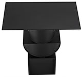NOIR Shape Side Table Black Steel