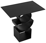 NOIR Shape Side Table Black Steel