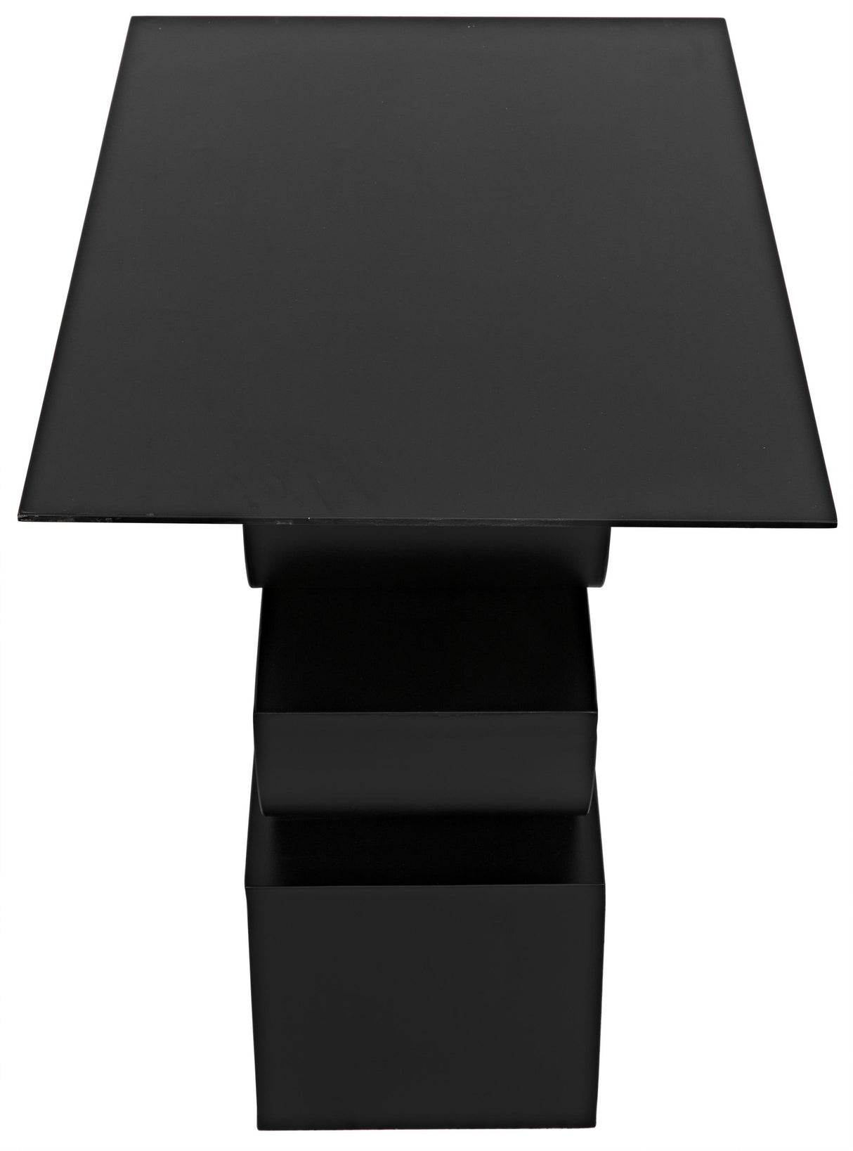 NOIR Shape Side Table Black Steel