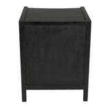 NOIR Hampton Night Stand 24" Hand Rubbed Black