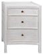 NOIR Hampton Night Stand 24" White Wash