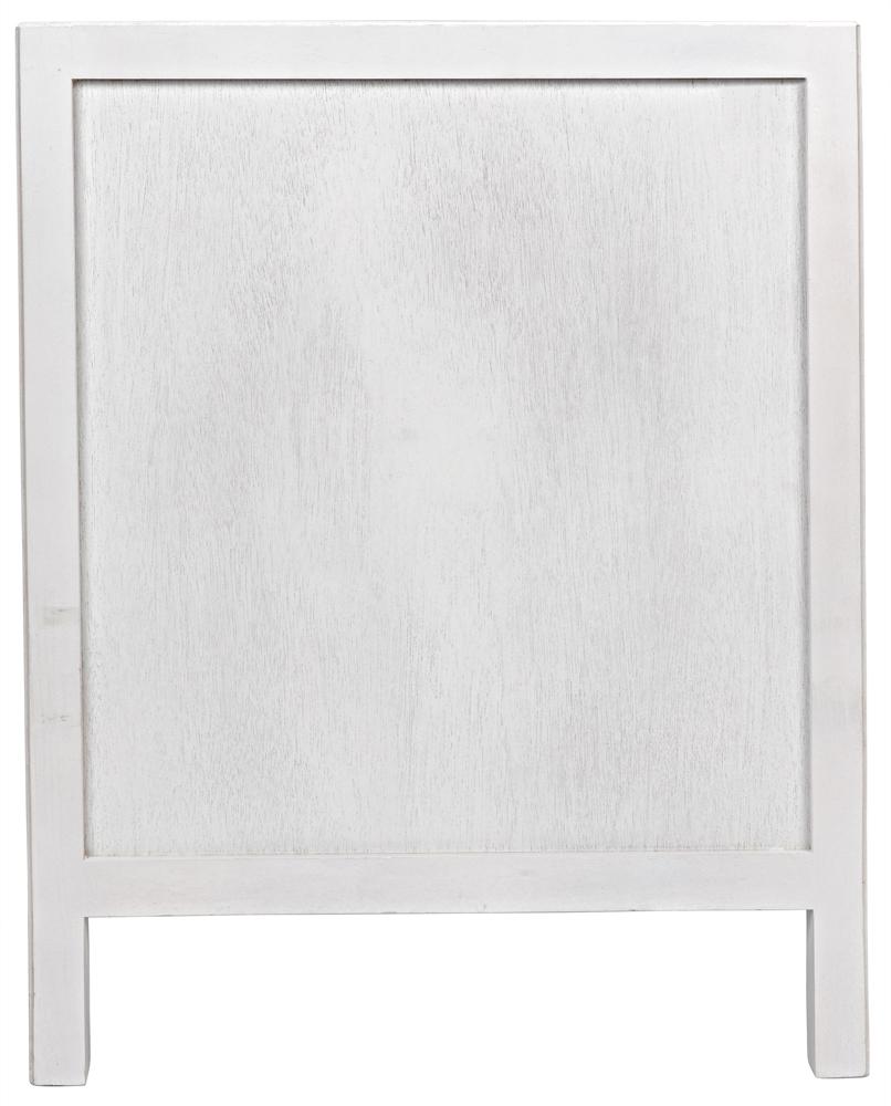 NOIR Hampton Night Stand 24" White Wash