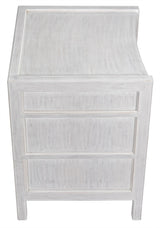 NOIR Hampton Night Stand 24" White Wash