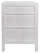 NOIR Hampton Night Stand 24" White Wash